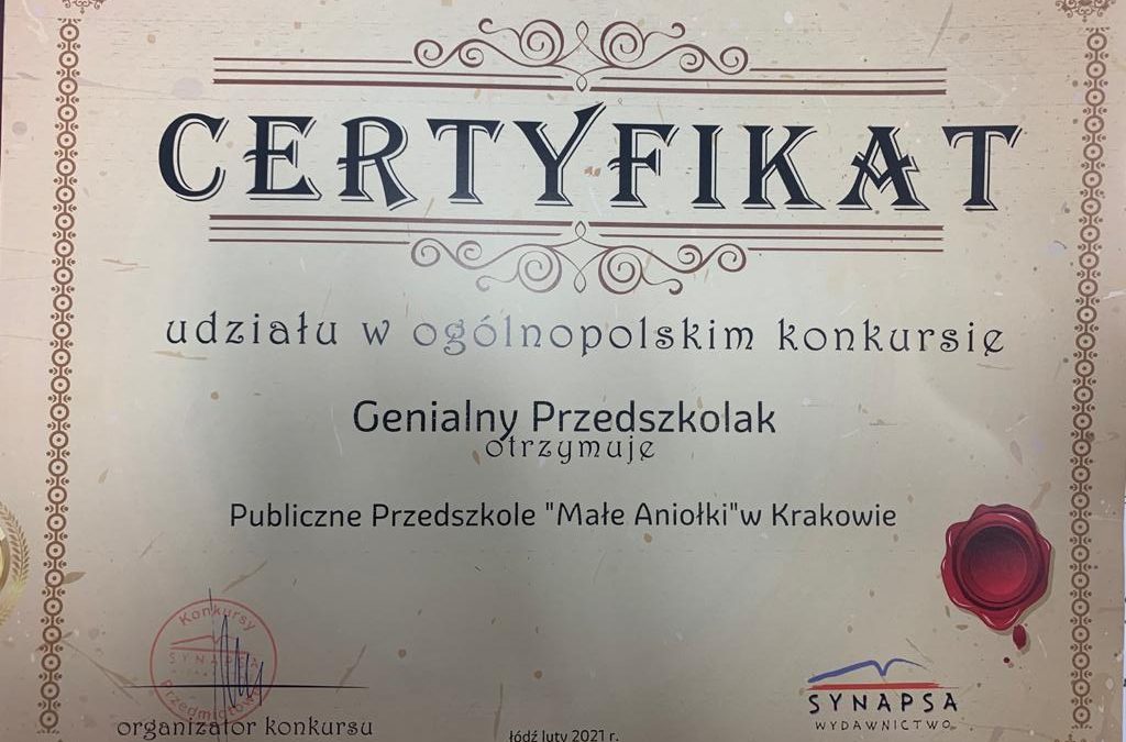 GENIALNY PRZEDSZKOLAK